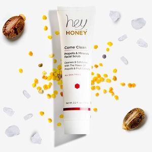 Hey honey come clean facial scrub